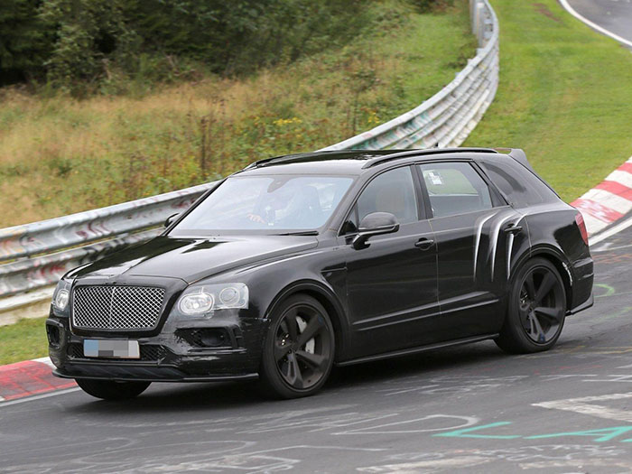 «Заряженный» вариант Bentley Bentayga будет разгоняться до 320 км/ч