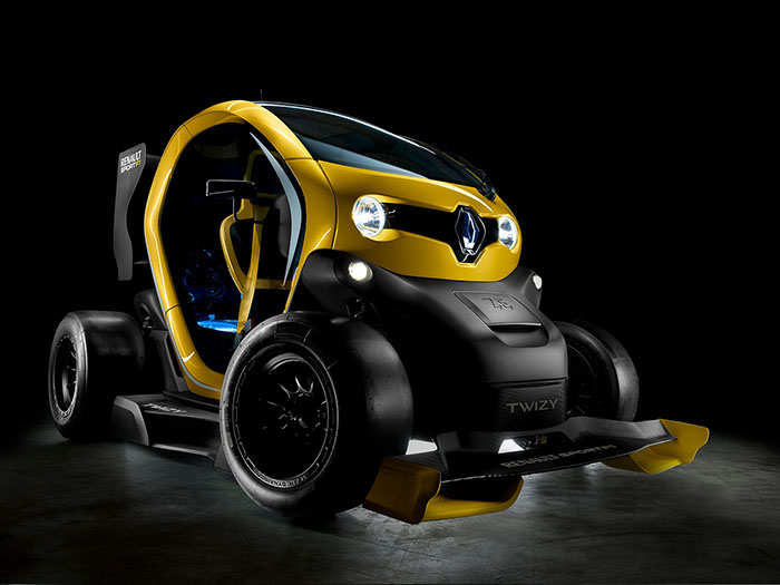 Renault скрестила Twizy с болидом Формулы 1