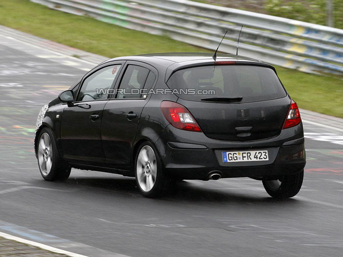 Opel Corsa готовится к «подтяжке лица»