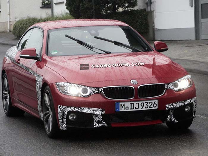 Купе-кабриолет BMW 4-й серии сбрасывает камуфляж
