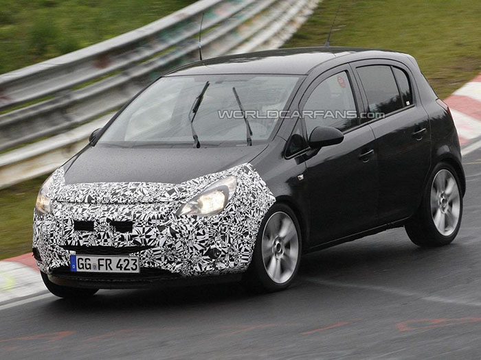 Opel Corsa готовится к «подтяжке лица»