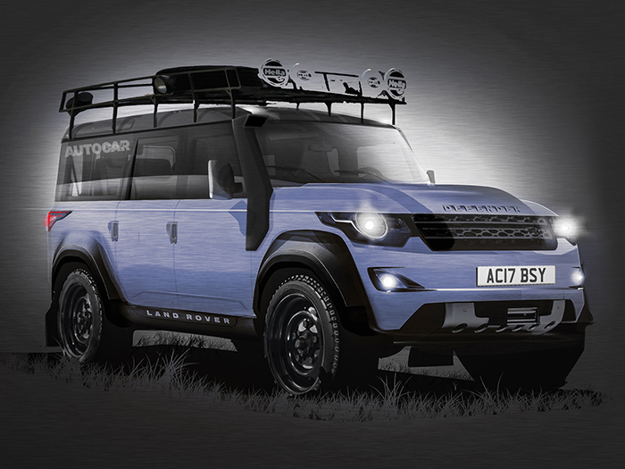 Новый Land Rover Defender получит пять вариантов кузова