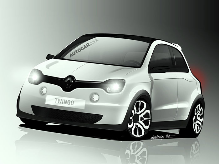 Renault Twingo станет заднемоторным