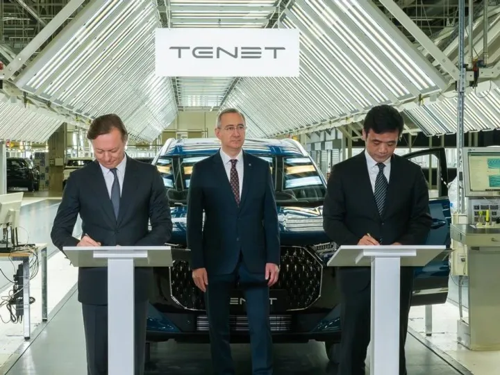 Кроссоверы нового российского бренда Tenet впервые сняли на фото