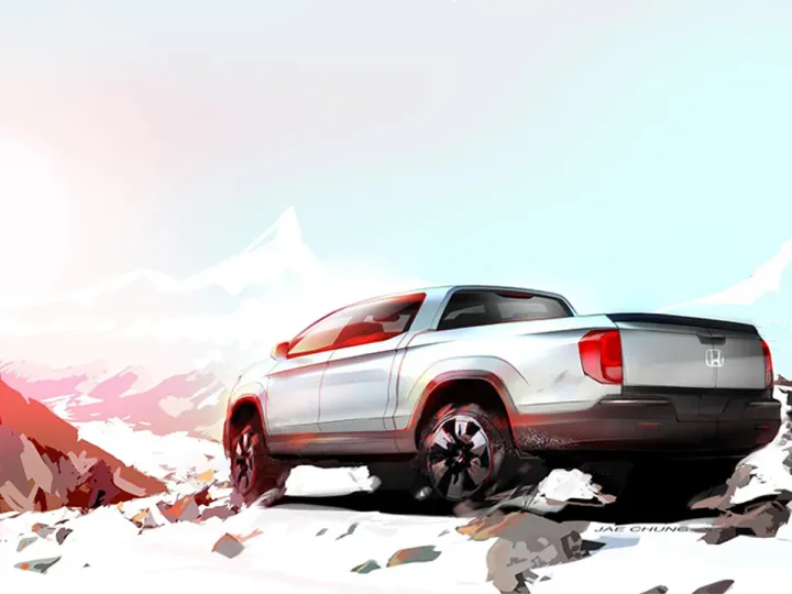 Новая Honda Ridgeline: первое изображение