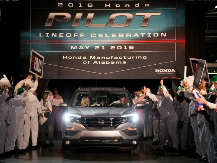 Honda начала производствого нового Pilot