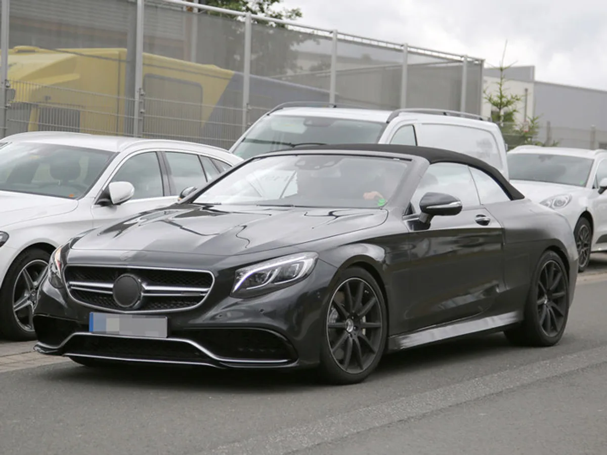 Кабриолет Mercedes S63 AMG: первые фото без камуфляжа