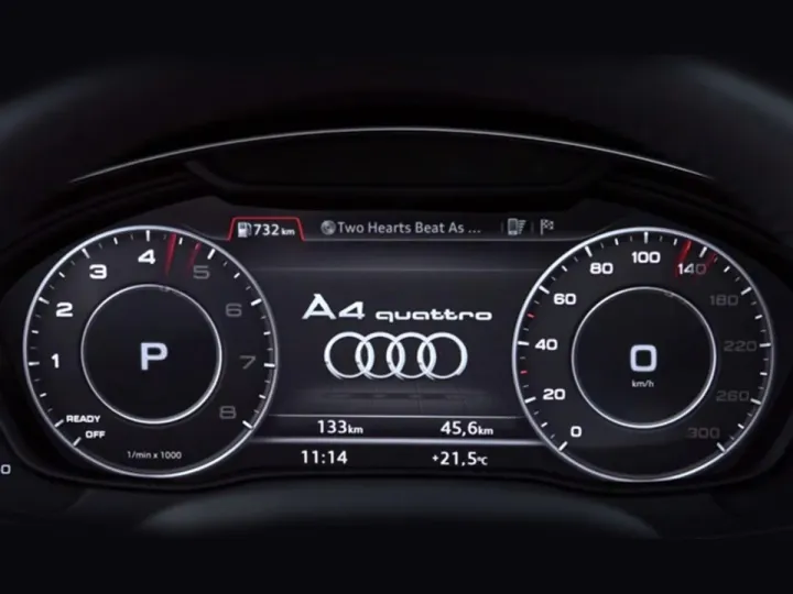Новый виртуальный кокпит Audi A4 показали на видео