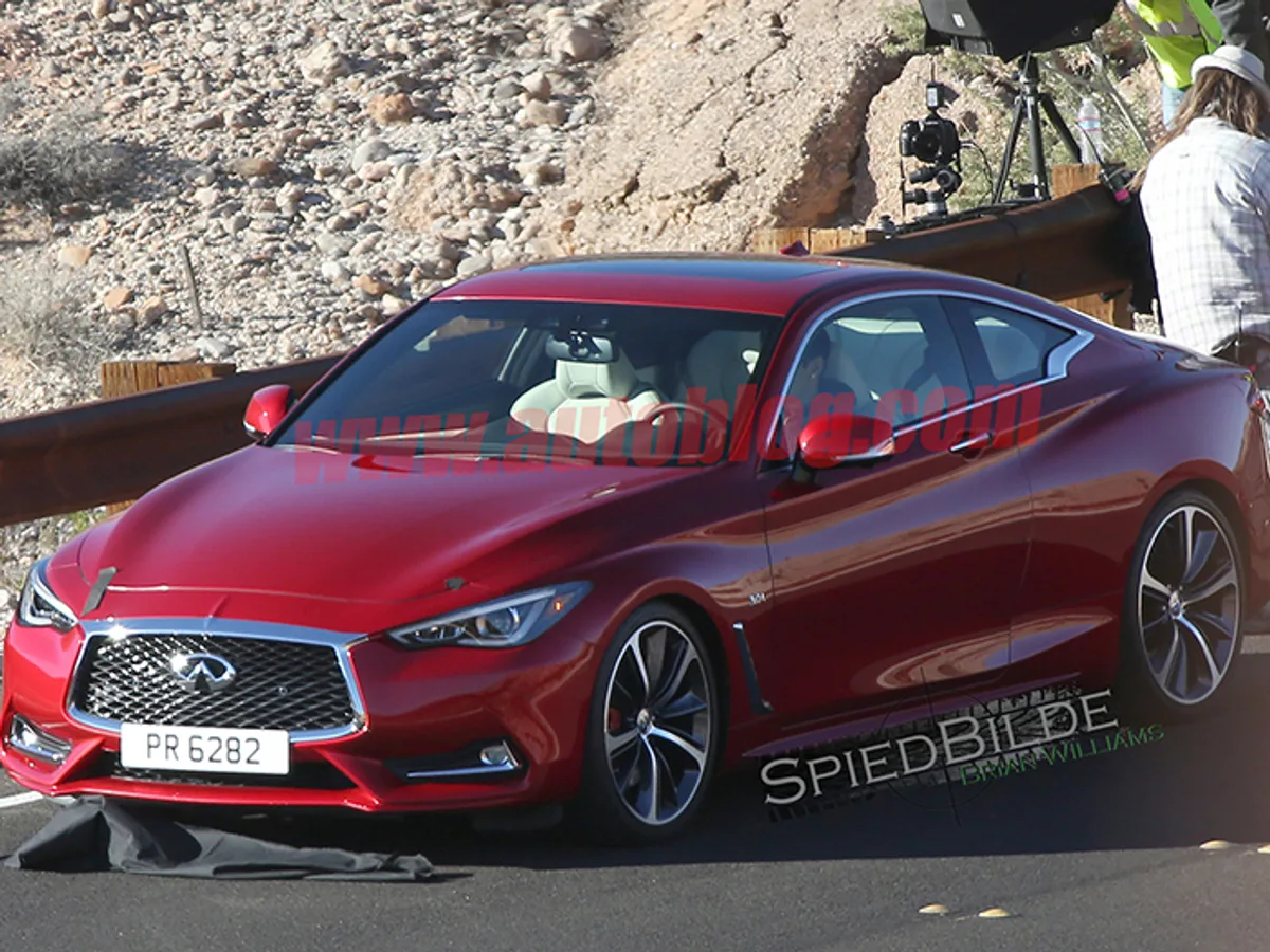 Купе Infinti Q60 сфотографировали без камуфляжа
