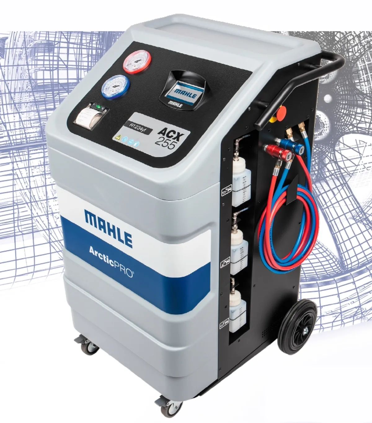 MAHLE представила новую установку для обслуживания систем кондиционирования автомобилей 