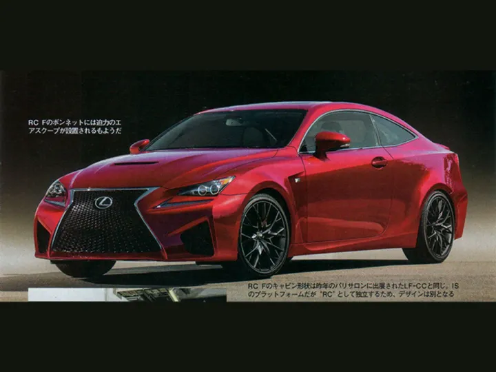 В сети рассекретили Lexus RC F