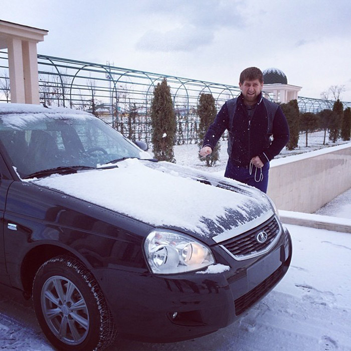 Рамзану Кадырову подарили обновленную Lada Priora
