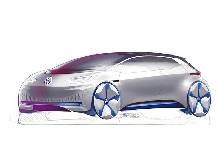 Volkswagen приоткрыл завесу тайны над конкурентом BMW i3