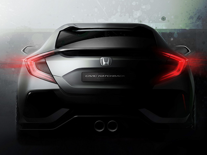 Honda приоткрыла завесу тайны над новым хэтчбеком Civic 