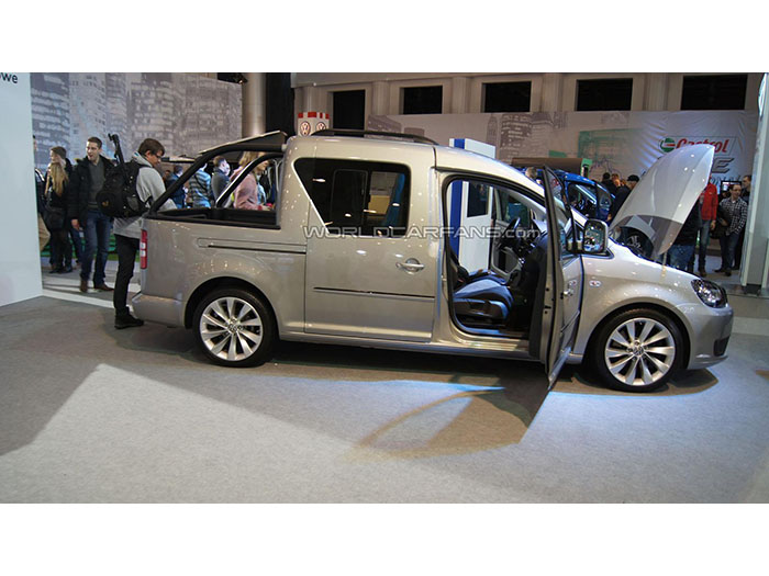 Volkswagen Caddy превратили в пикап