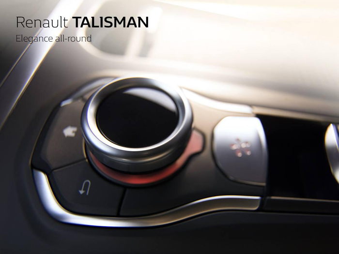 Renault показала пульт управления мультимедией седана Talisman