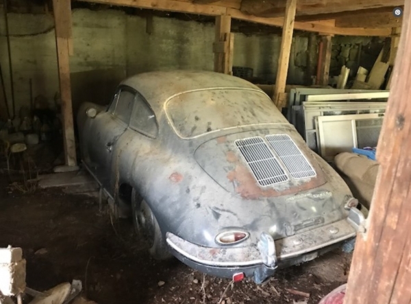 Редчайший Porsche 45 лет простоял в гараже