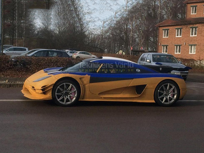 Koenigsegg тестирует новый суперкар