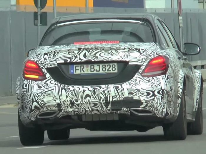 Mercedes-Benz испытывает неизвестный протип С-класса