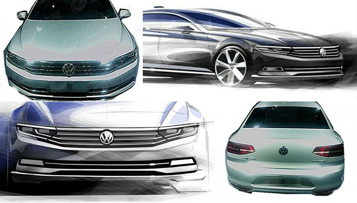 Новый Volkswagen Passat рассекретили до премьеры