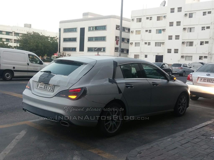 Mercedes CLA Shooting Brake замечен в Дубае