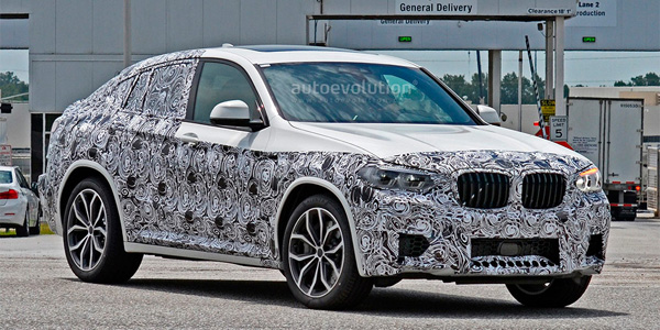 Новый BMW X4 M заметили во время тестов