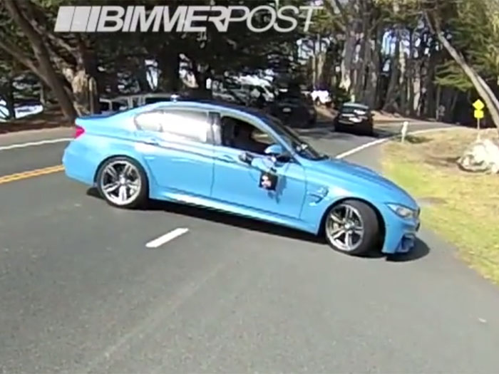 BMW M3 рассекретили на видео