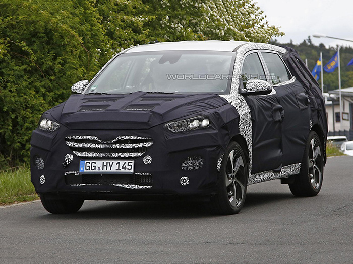 Hyundai тестирует новый ix35 на Нюрбургринге