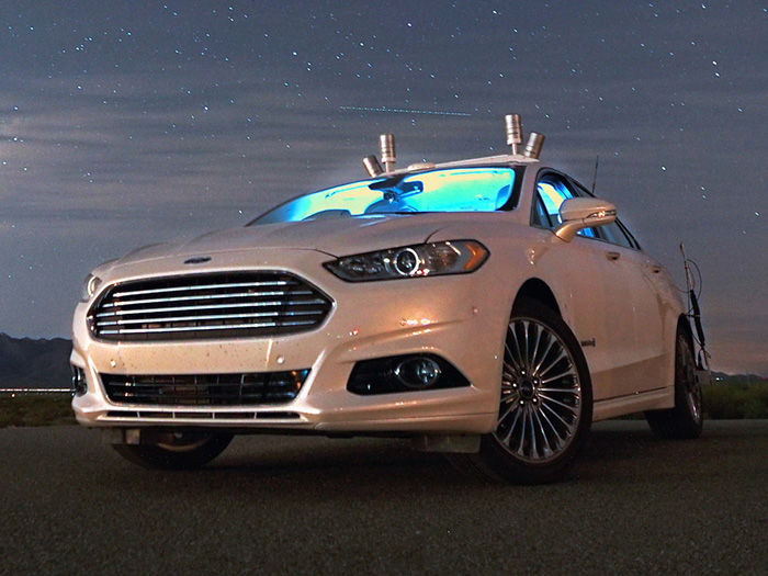 Ford начал тесты автономного автомобиля в темное время суток