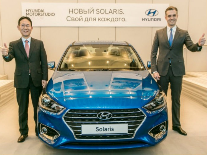 В России представили новый Hyundai Solaris