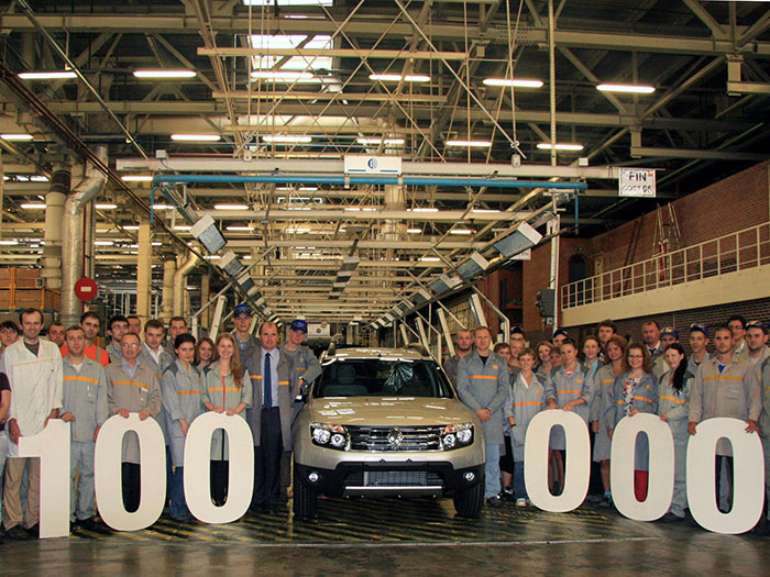 В России выпущено 100 000 Renault Duster