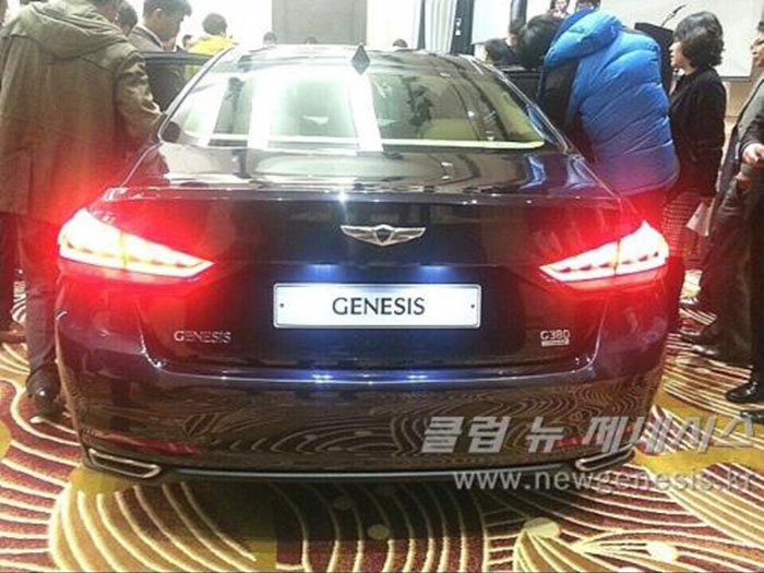 Hyundai Genesis представили раньше времени