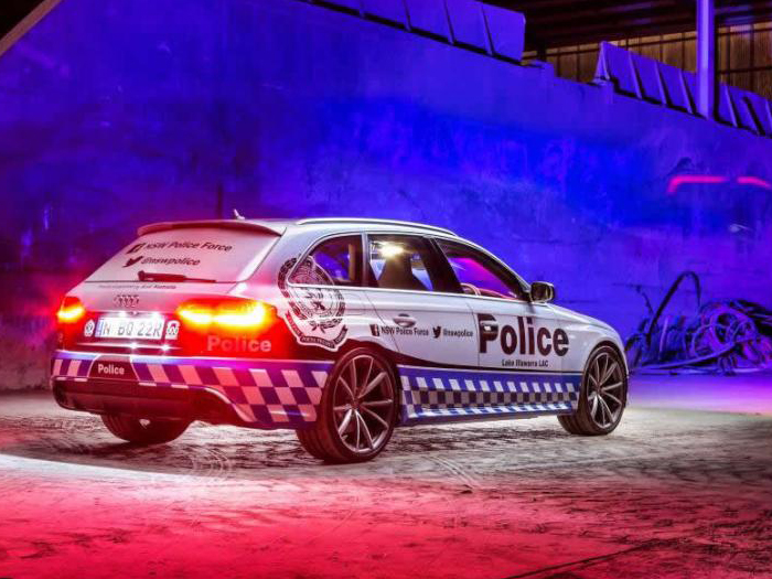 Audi RS4 Avant поступил на службу в полицию