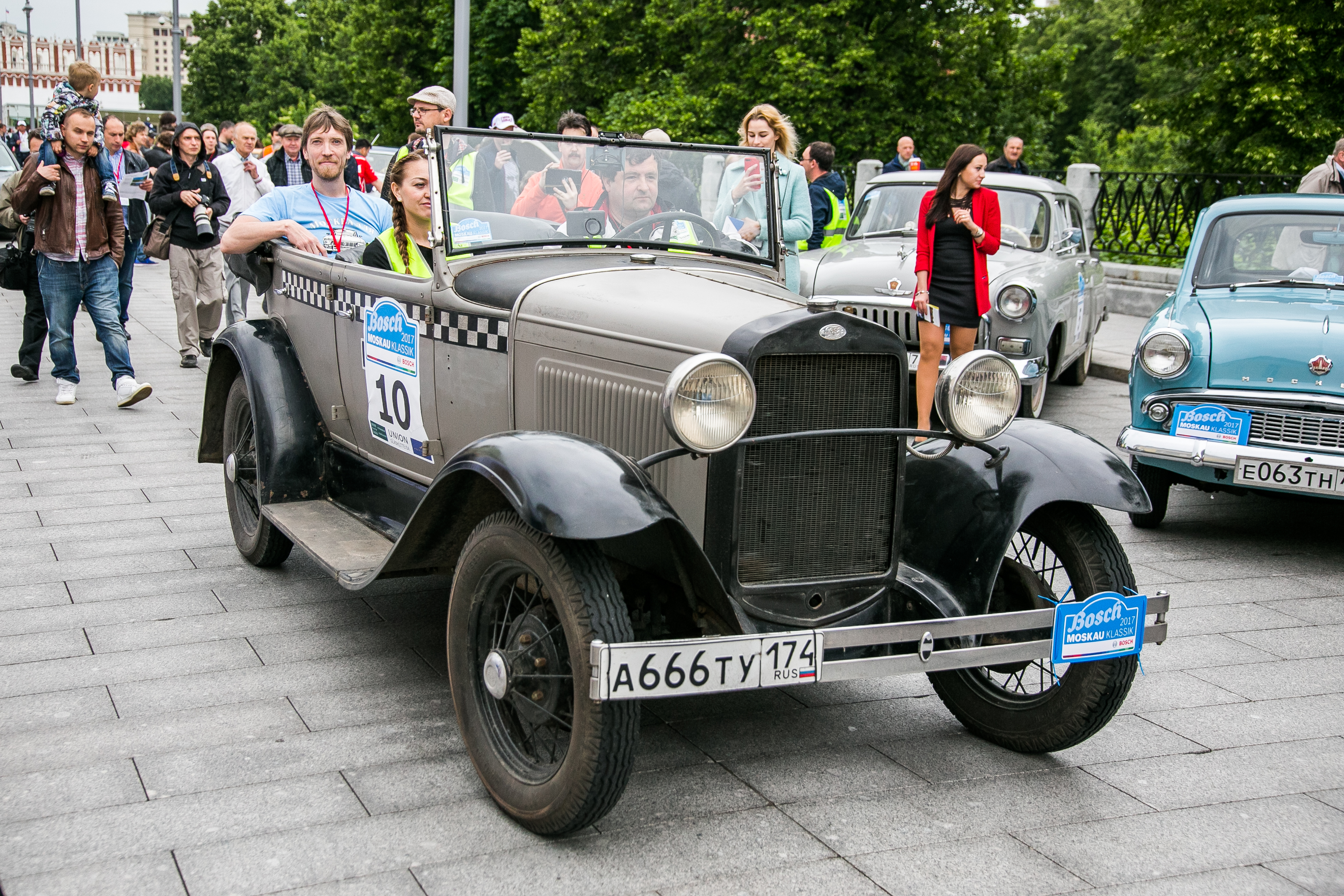 В Москве в седьмой раз пройдет ралли старинных автомобилей Bosch Moskau Klassik