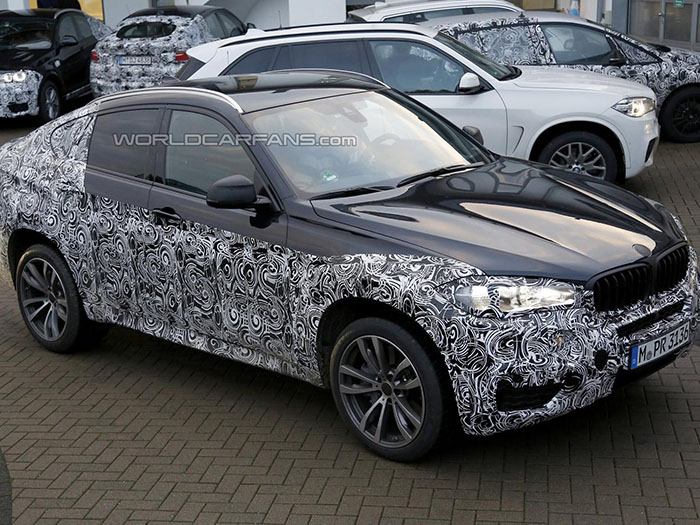 BMW X6 тестируют в Нюрбургринге