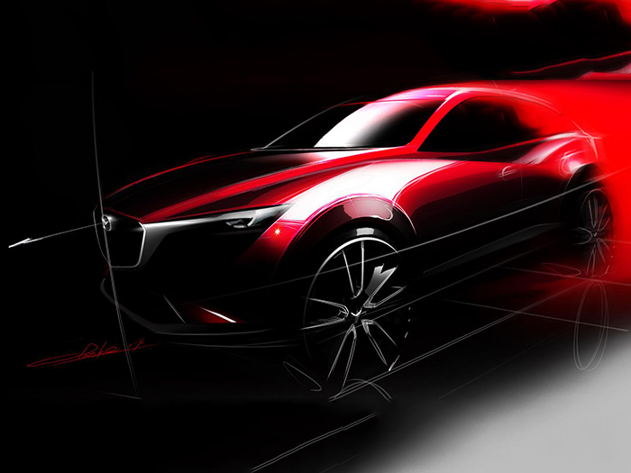 Mazda представит компактный кроссовер в ноябре