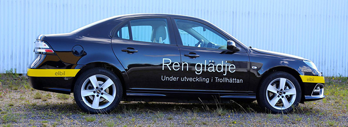 Saab показал свой первый электромобиль