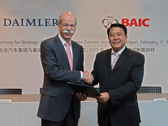 Daimler купил 12% китайской BAIC
