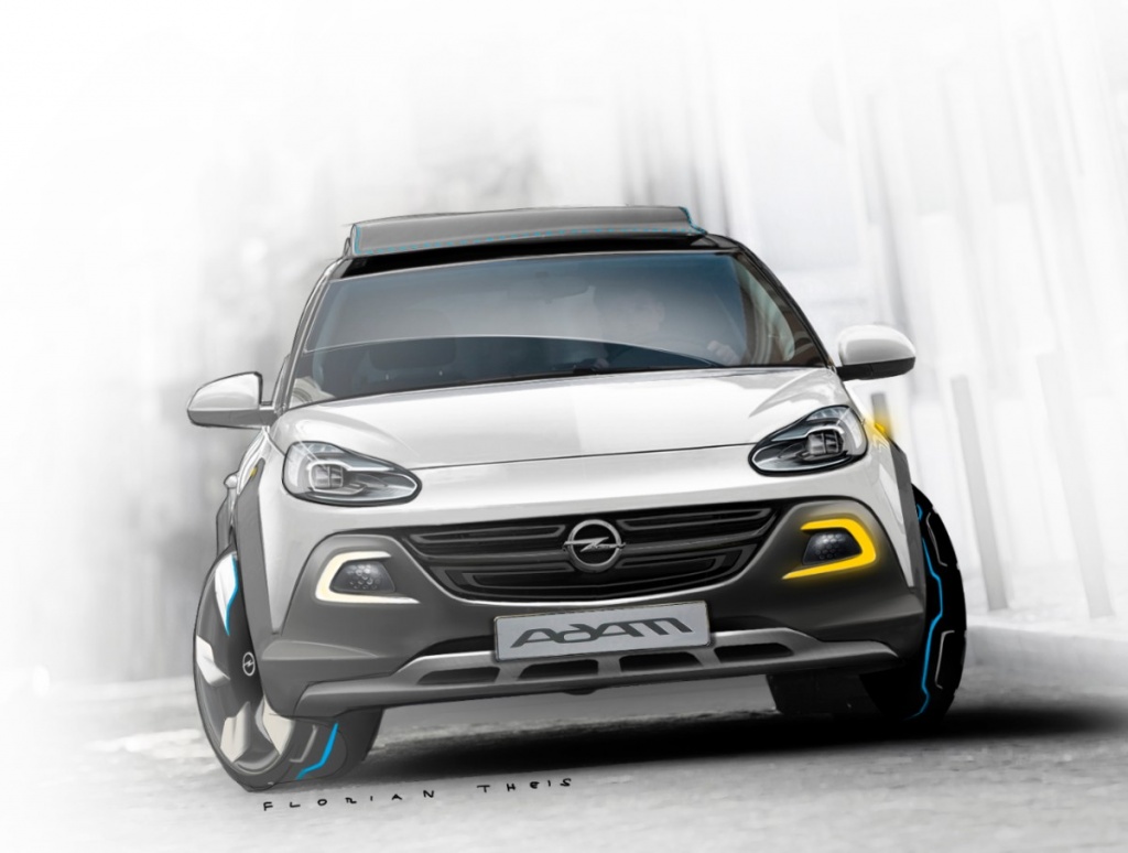 Opel Adam превратили в кроссовер